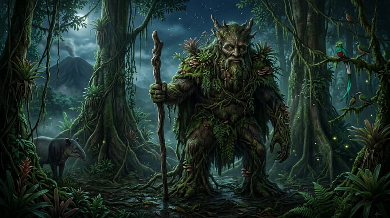 El Viejo del Monte guardián del bosque de Upala